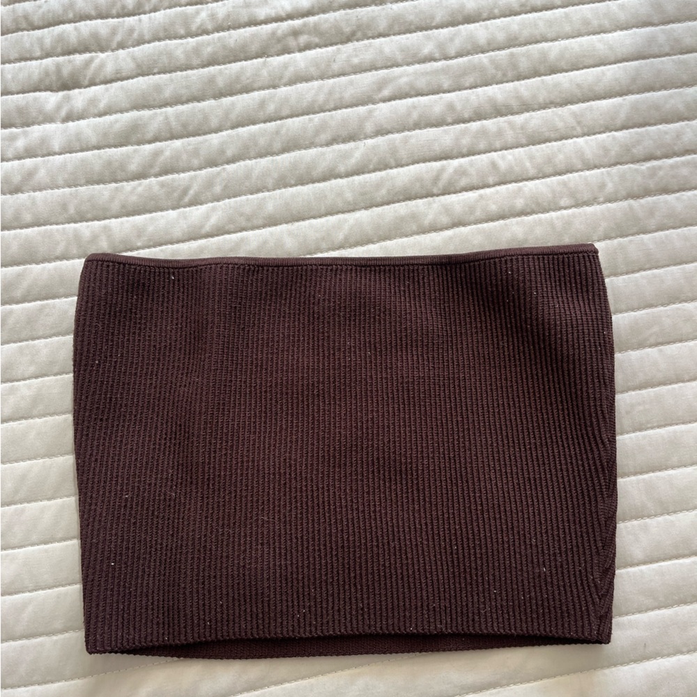 Aritzia brown contour top